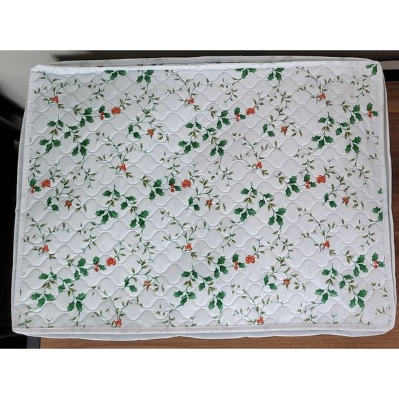 VTG Christmas Ornament Zip Storage Bags Christmas Holly Holiday Lillian Vernon - Picture 9 of 16